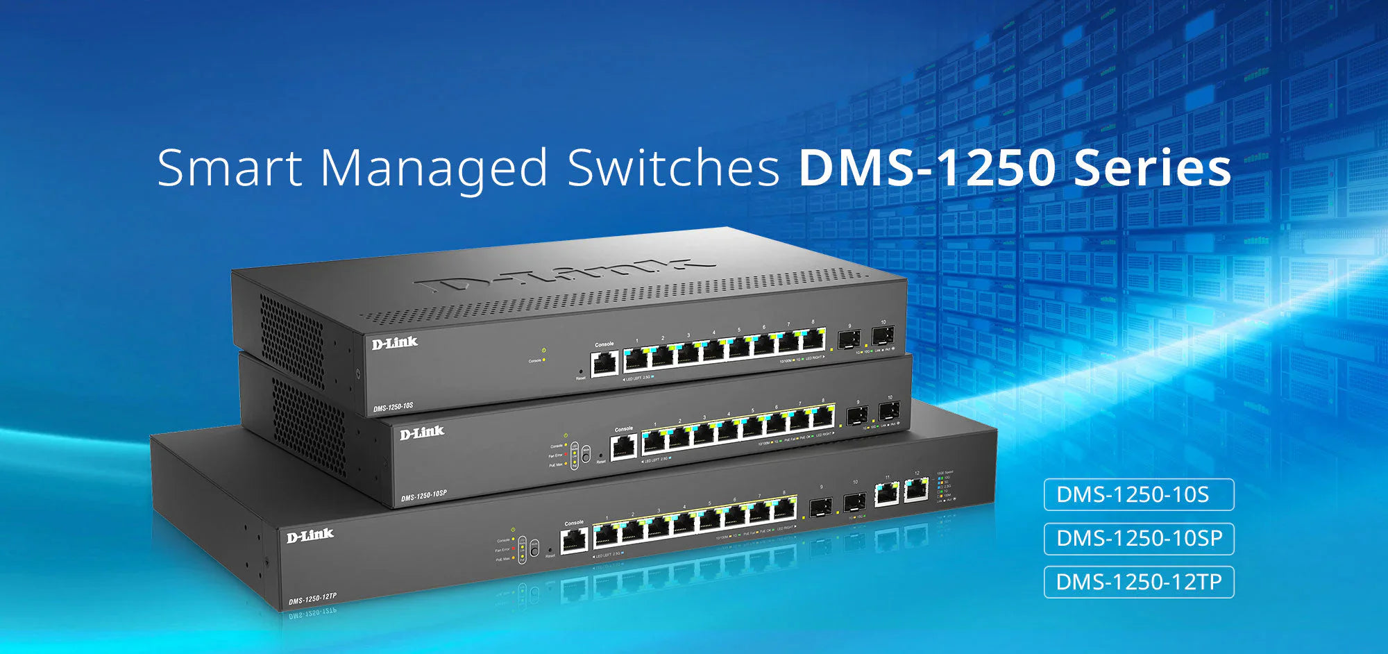D-Link Introduces New DMS-1250 Series Smart Switches Setting a New Standard for Multi-Gigabit Networking
