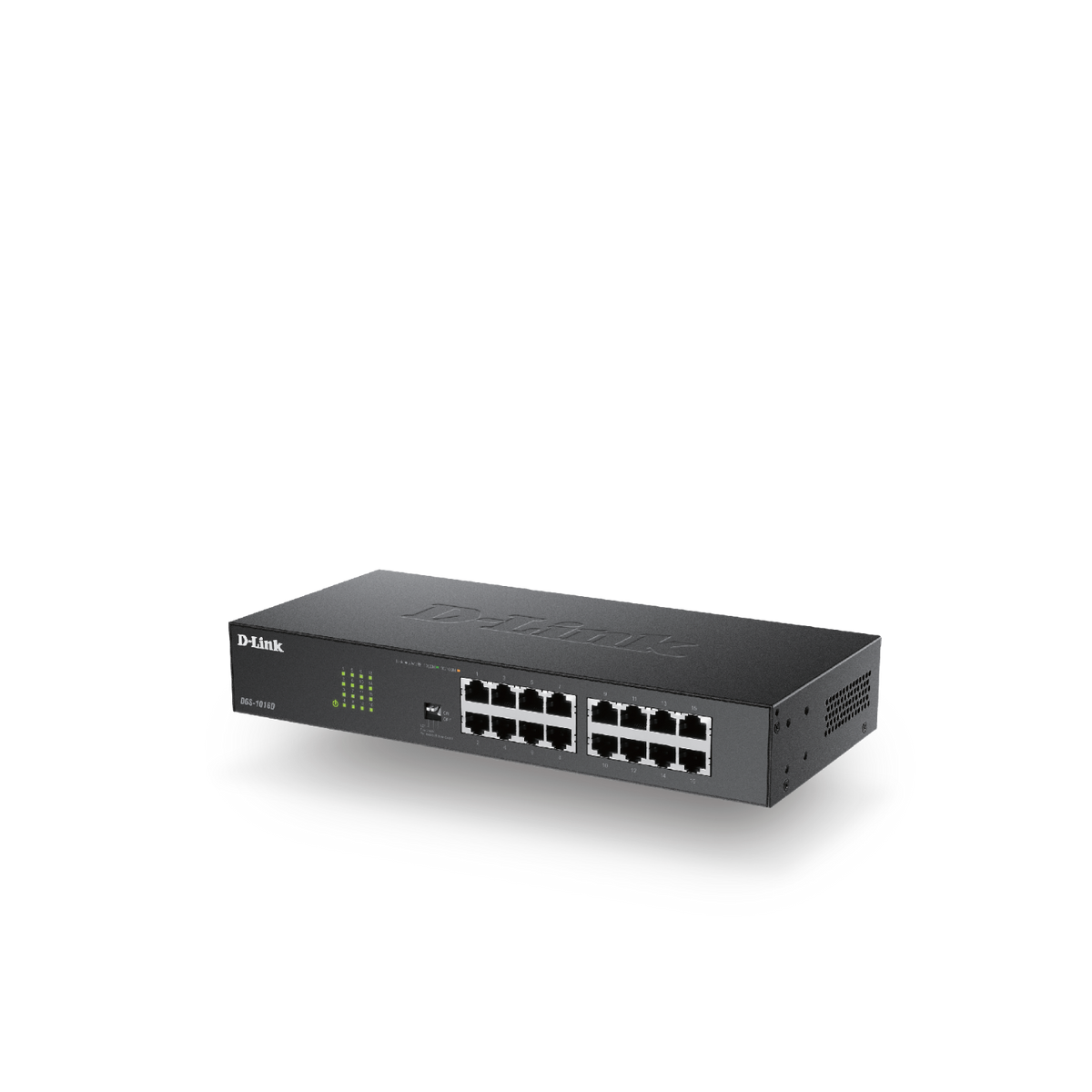 16-Port Gigabit Desktop/Rackmount Switch In Metal Casing
