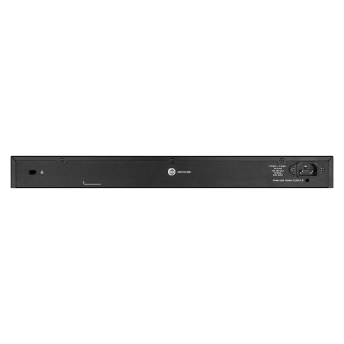 28-port Stackable Gigabit PoE Switch incl. 2 SFP ports & 2 10GbE SFP+ ports, 193W PoE budget