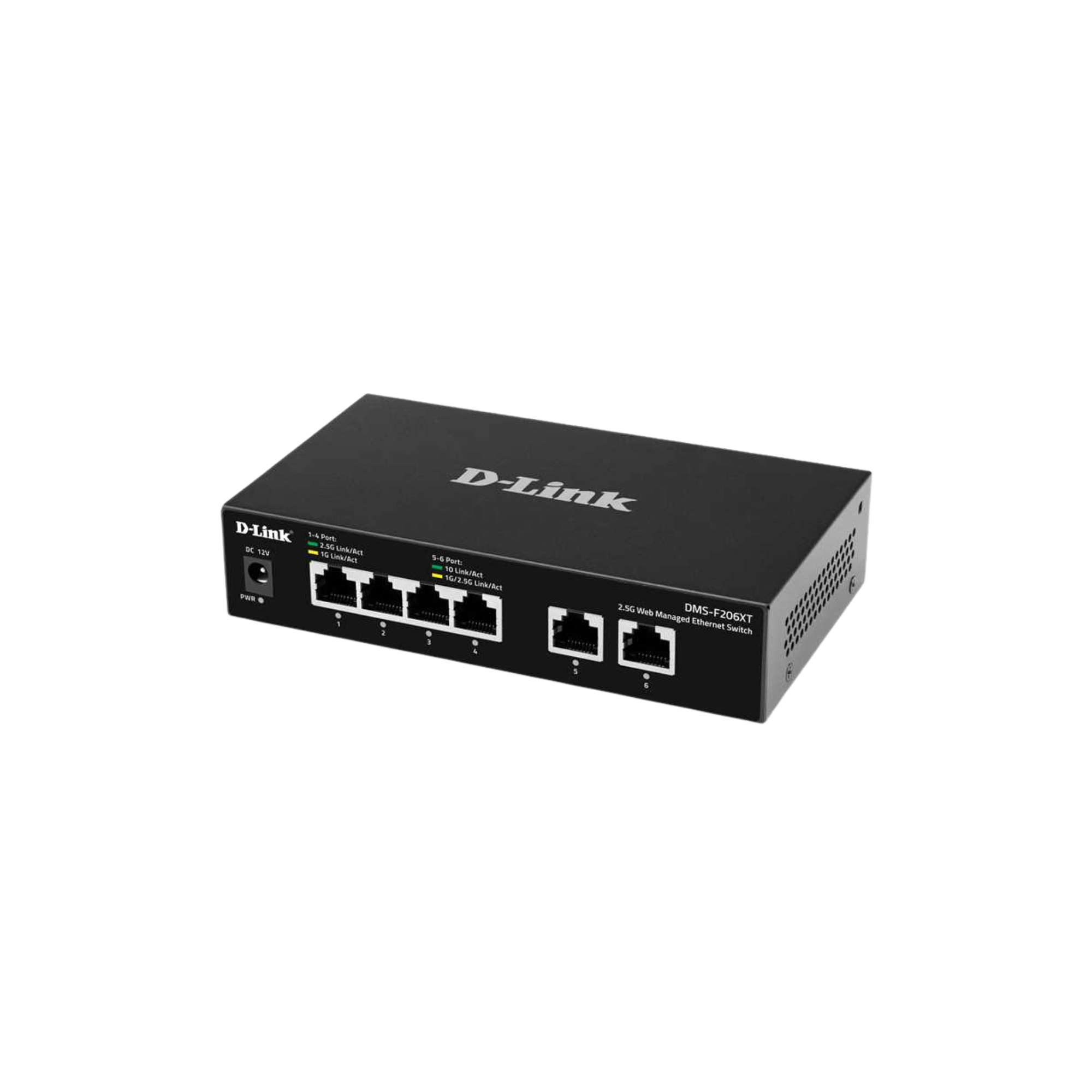 6-Port - 2x10G, 4x2.5G Web Managed Ethernet Switch
