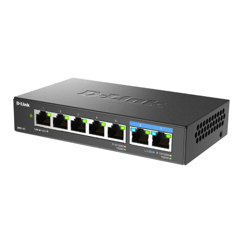 7-Port 1G/2.5G Multi-Gigabit Unmanaged Switch