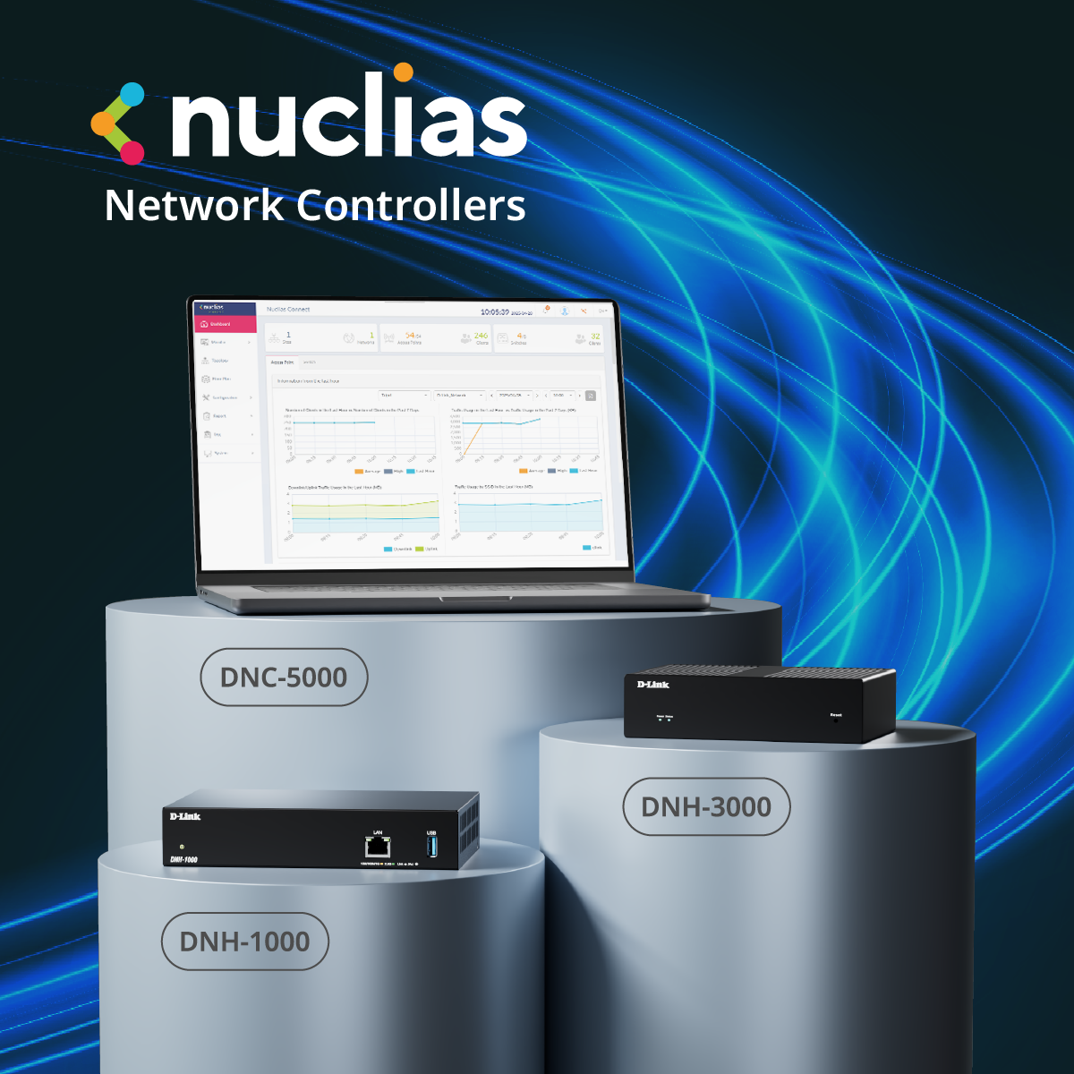 Nuclias Network Controller up to 1500 devices