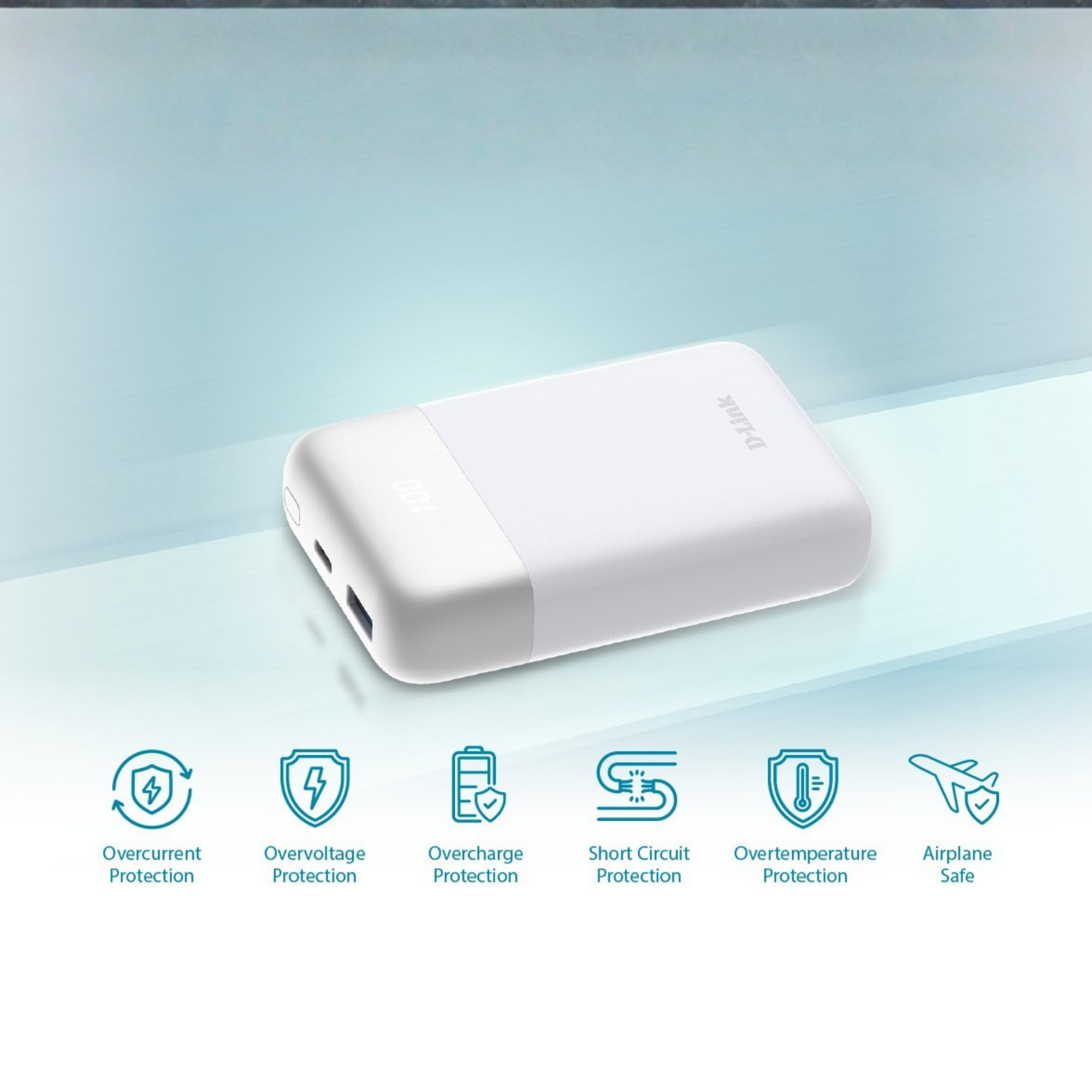 10000mAh PowerBank with USB-C & USB-A Ports