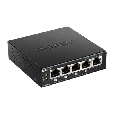 5-Port Fast Ethernet PoE Unmanaged Desktop Switch
