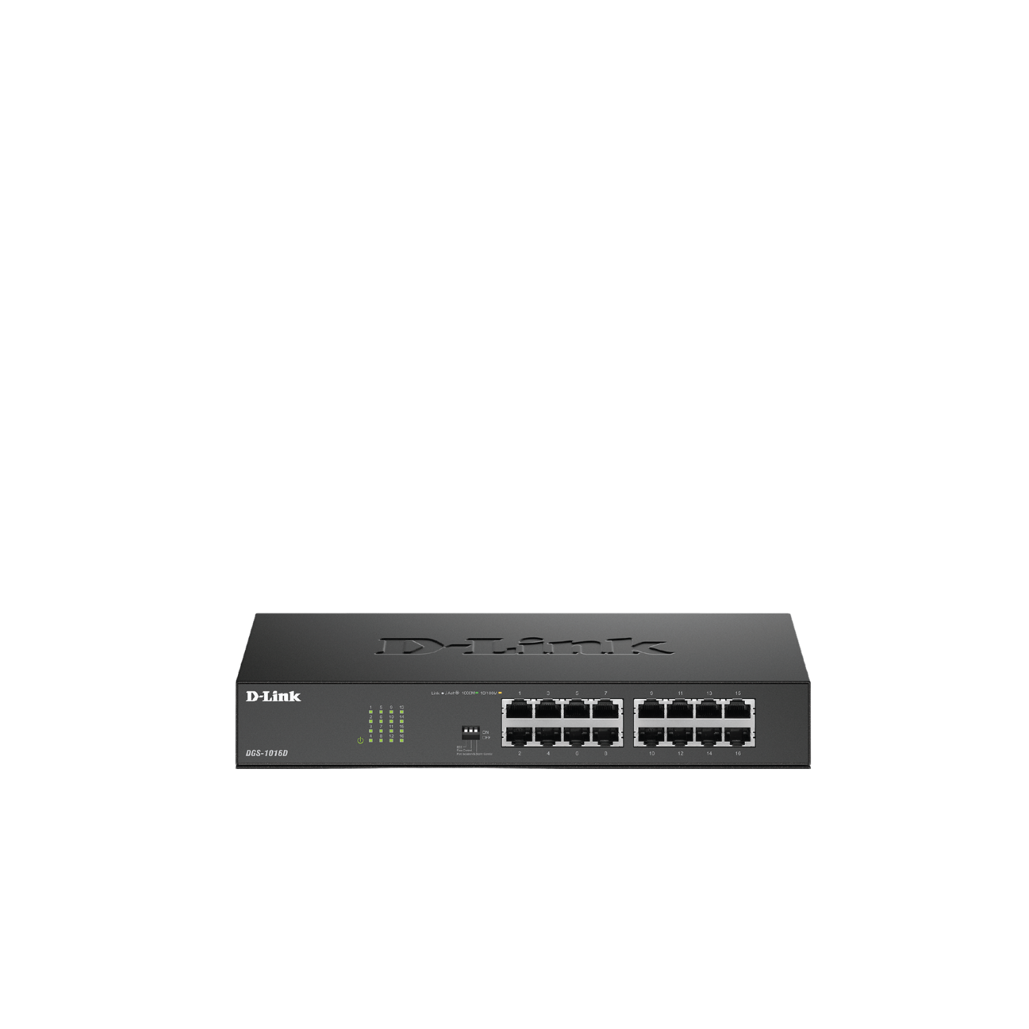 16-Port Gigabit Desktop/Rackmount Switch In Metal Casing