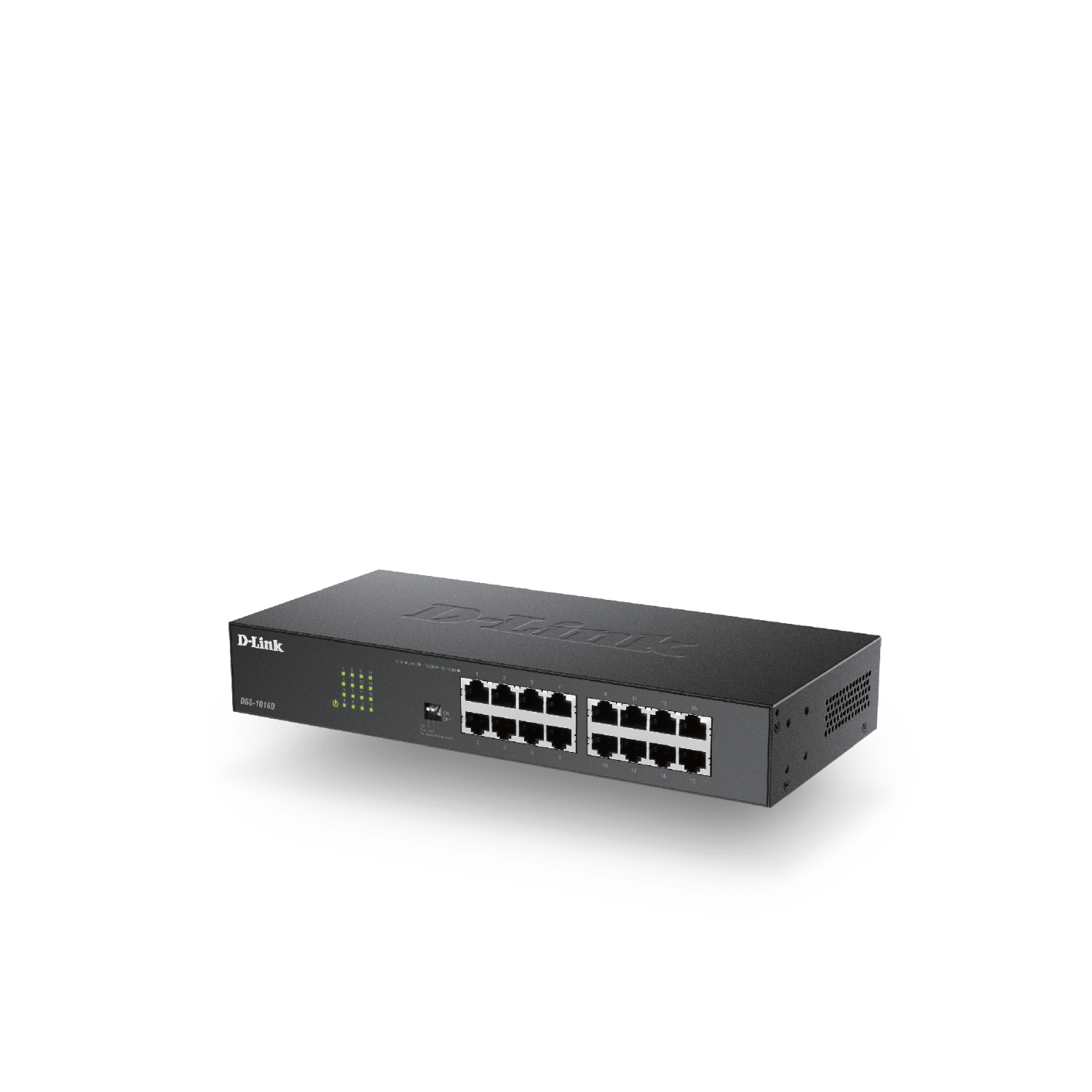 16-Port Gigabit Desktop/Rackmount Switch In Metal Casing