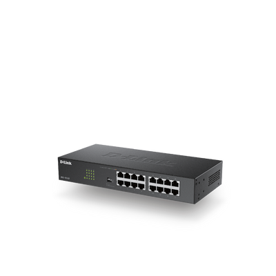 16-Port Gigabit Desktop/Rackmount Switch In Metal Casing