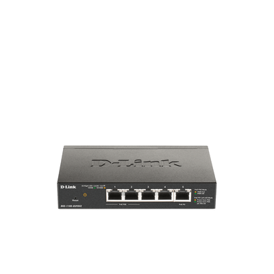 5-port Gigabit Smart Managed PoE Switch and PoE Extender Fanless Layer 2