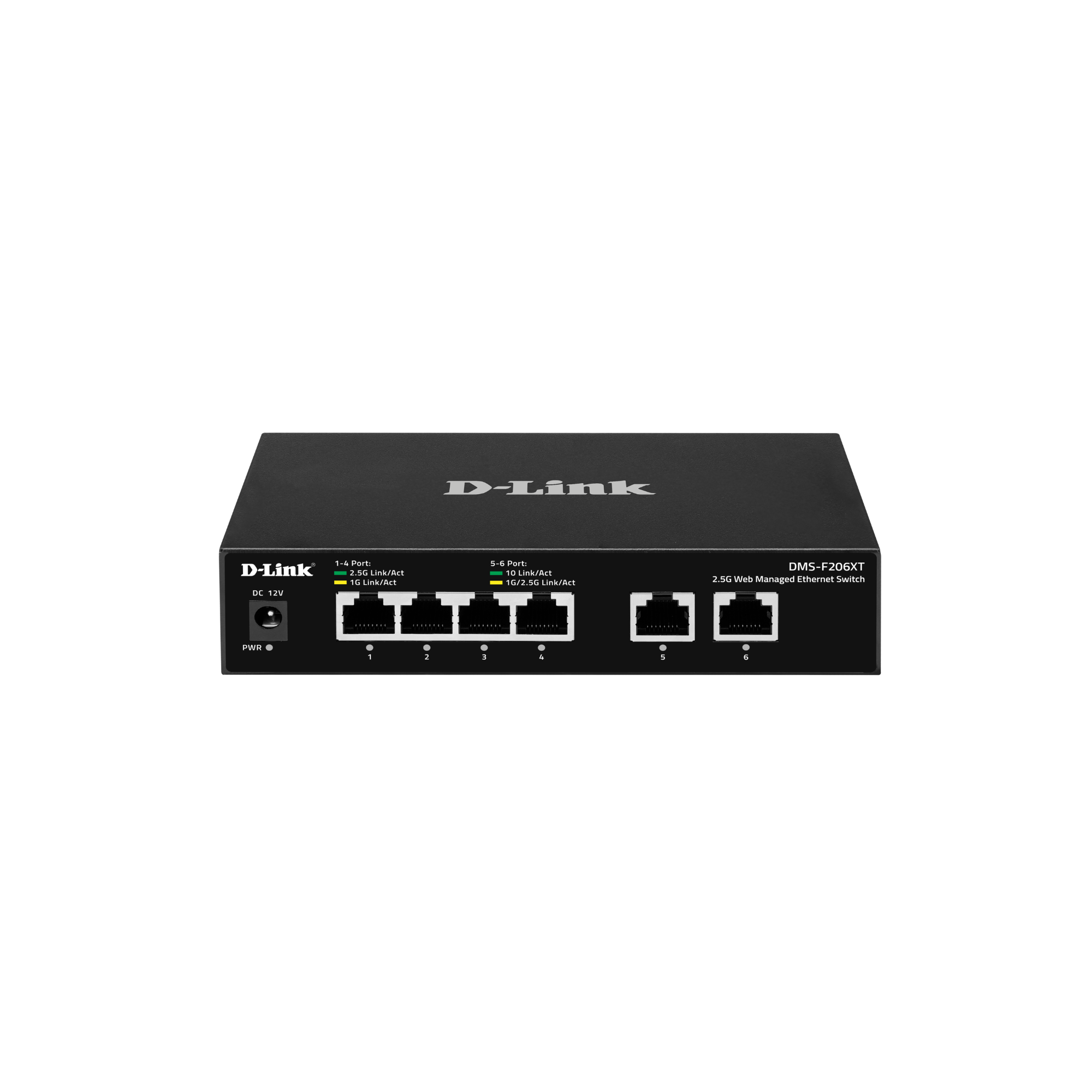 6-Port - 2x10G, 4x2.5G Web Managed Ethernet Switch