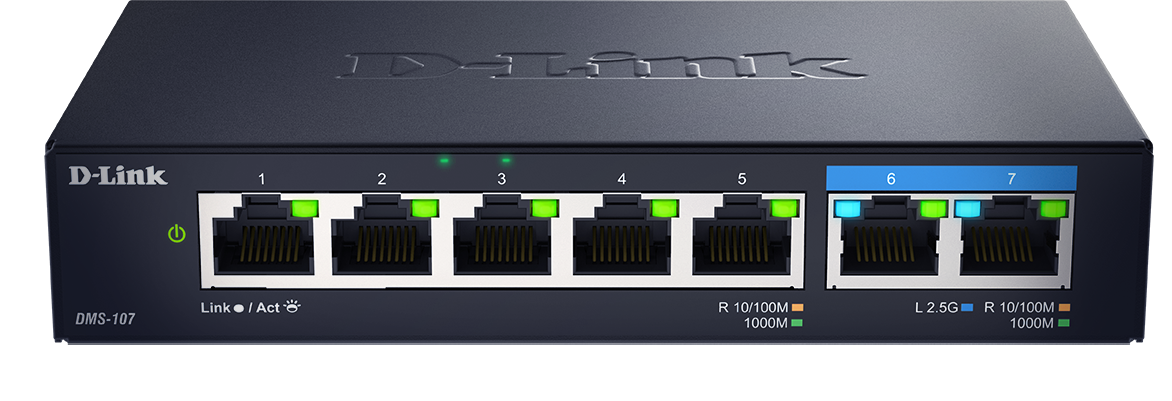 Experience multi-Gigabit Ethernet speeds.