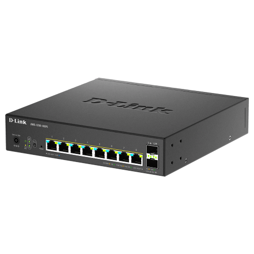 10-Port 2.5GB Multi-Gigabit Smart Managed PoE++ Switch with 2 10G SFP+ Ports