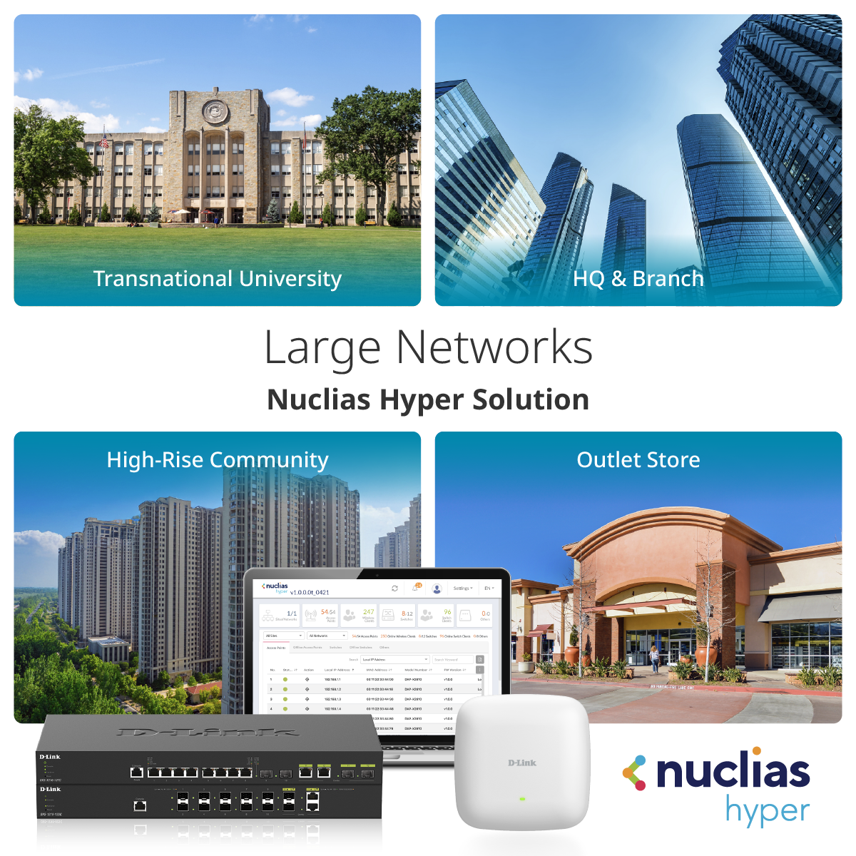Nuclias Network Controller up to 1500 devices