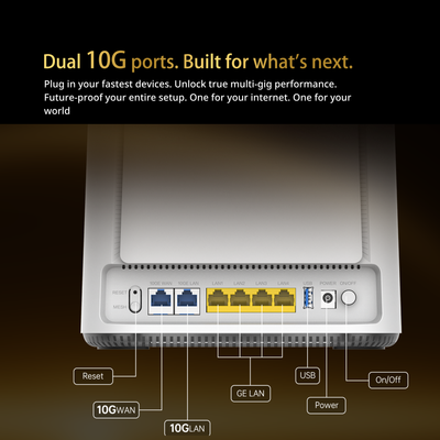 BE19000 Tri-band 10G Wi-Fi 7 Router