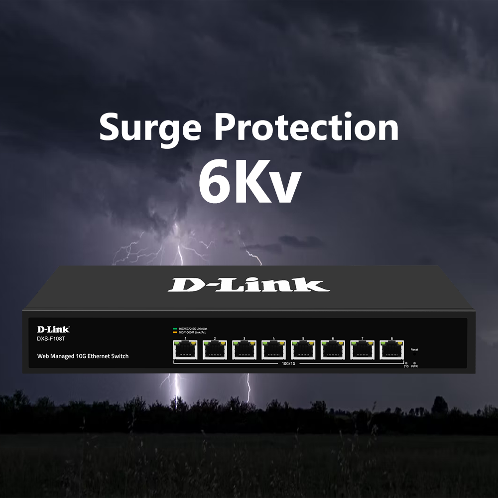 8-port 10G Web Management Switch