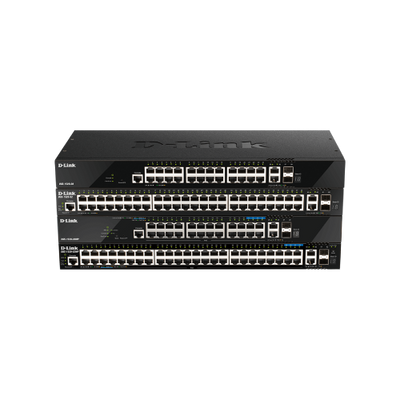 52-port Gigabit Layer 3 Stackable Smart Managed PoE (370W) Swith with 4-port 2.5G & 4-port 10G Uplinks
