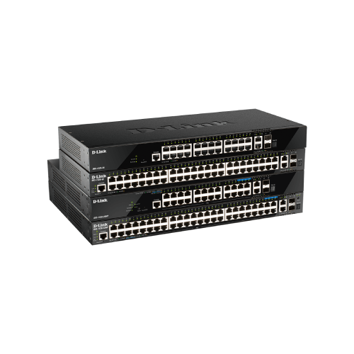 52-port Gigabit Layer 3 Stackable Smart Managed PoE (370W) Swith with 4-port 2.5G & 4-port 10G Uplinks