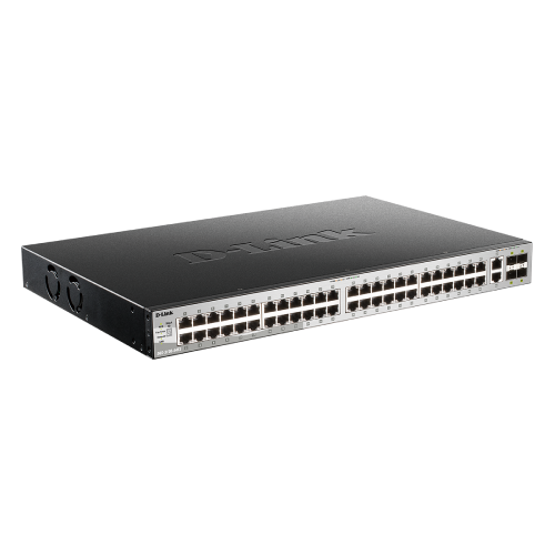 54-port Gigabit Layer 3 Stackable Managed Switch with 6-port 10G Uplinks